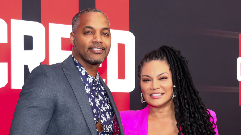 Mike Jackson and Egypt Sherrod smiling in 2023