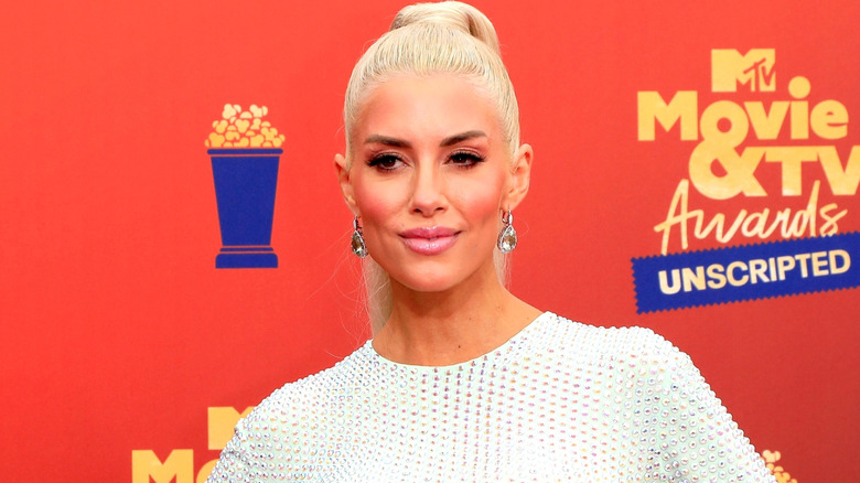 Heather Rae El Moussa attends the 2022 MTV Movie and TV Awards