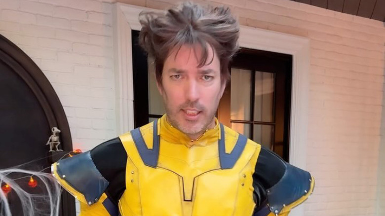 Jonathan Scott dressed up as Wolverine