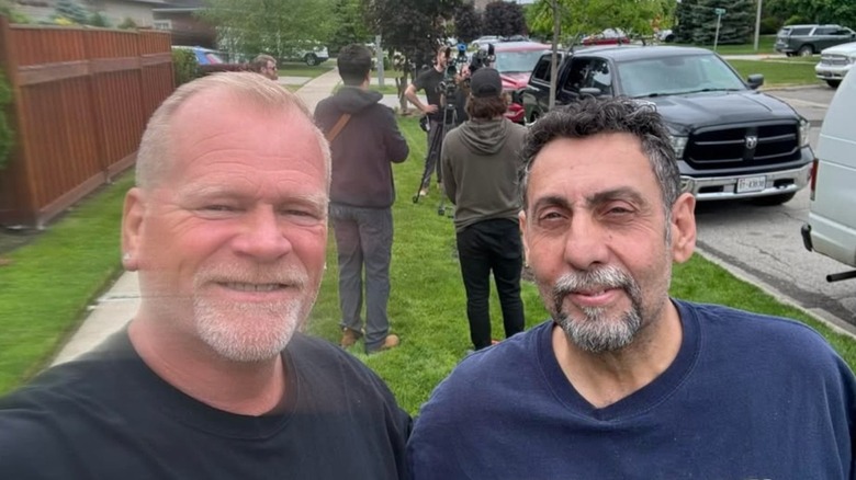 Mike Holmes and Frank Cozzolino smiling