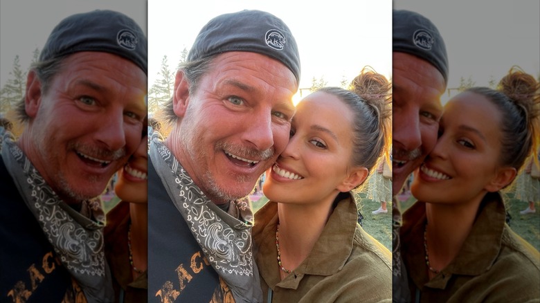 Ty Pennington and Kellee Merrell pose for a photo together