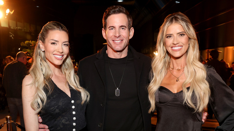 From left: Heather Rae El Moussa, Tarek El Moussa, and Christina Haack at an HGTV event in 2025