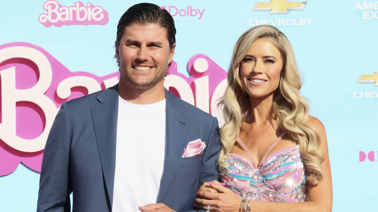 Christina haack and Josh Hall at the Barbie premiere