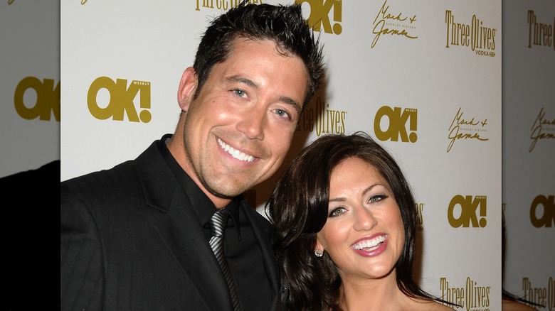 Jillian Harris and Ed Swiderski smiling at an event