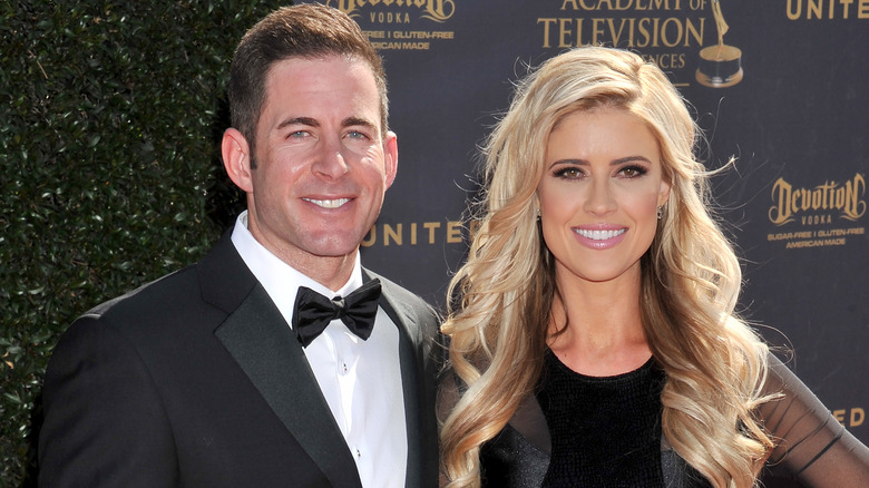 Tarek El Moussa and Christina on red carpet