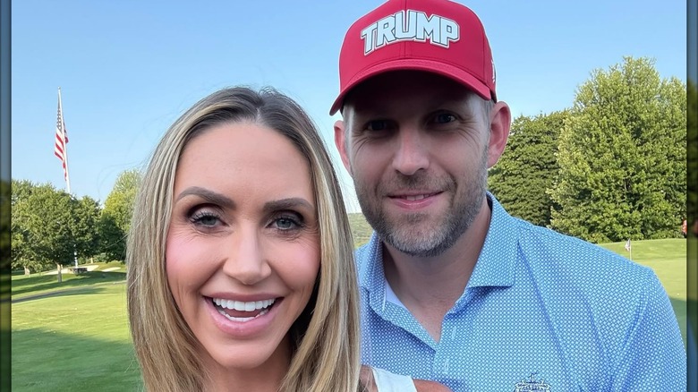 Lara and Eric Trump smiling