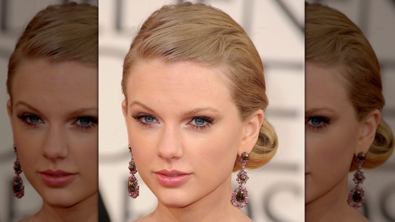 Taylor Swift attending the 70th Annual Golden Globe Awards