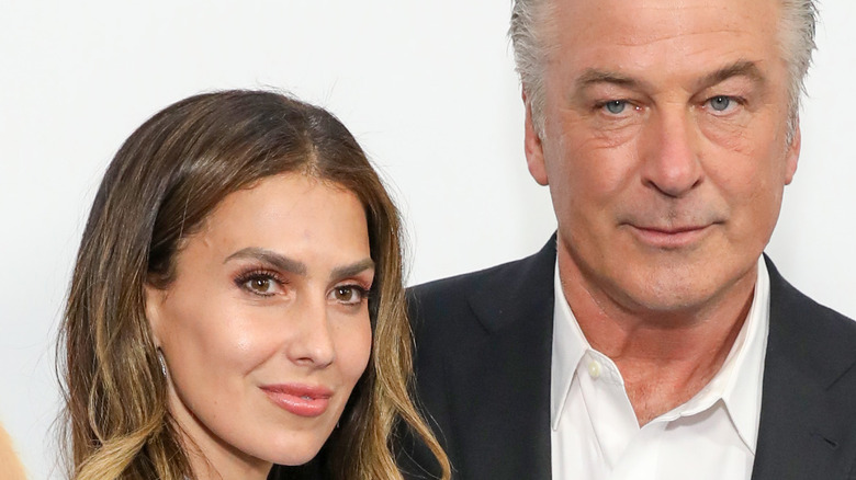 Hilaria Baldwin and Alec Baldwin at The Boss Baby 2 premiere 