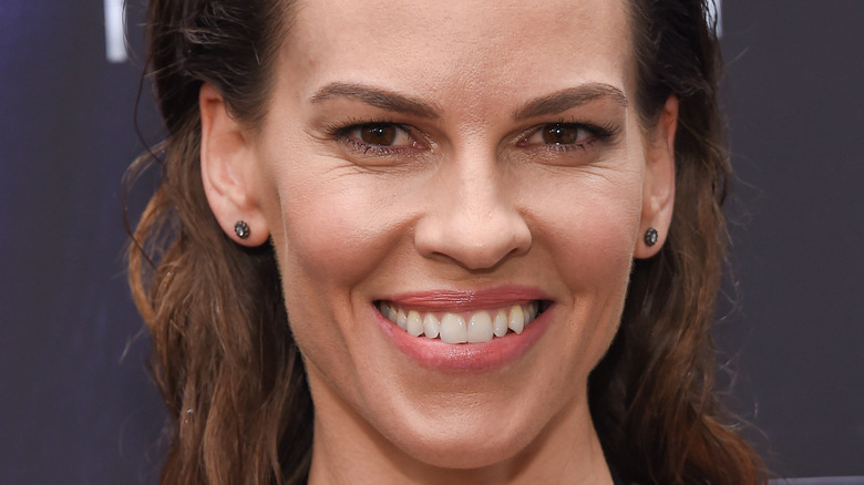 Hilary Swank smiling