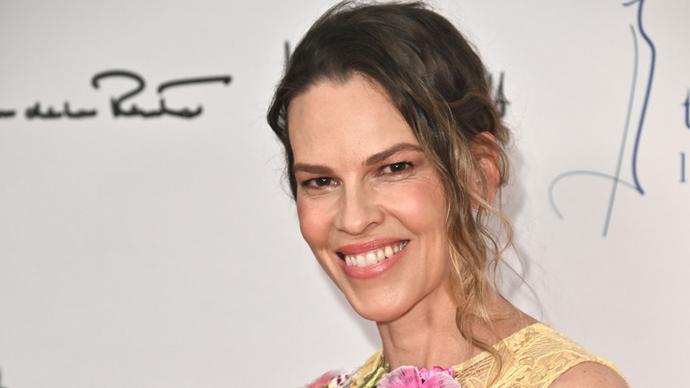 Hilary Swank smiling