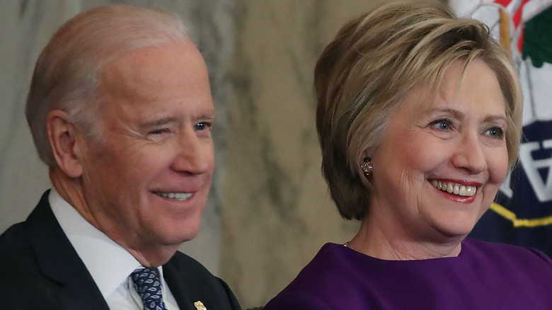 Hillary Clinton and Joe Biden