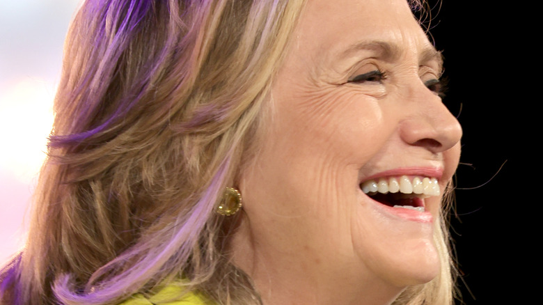 Hillary Clinton laughing
