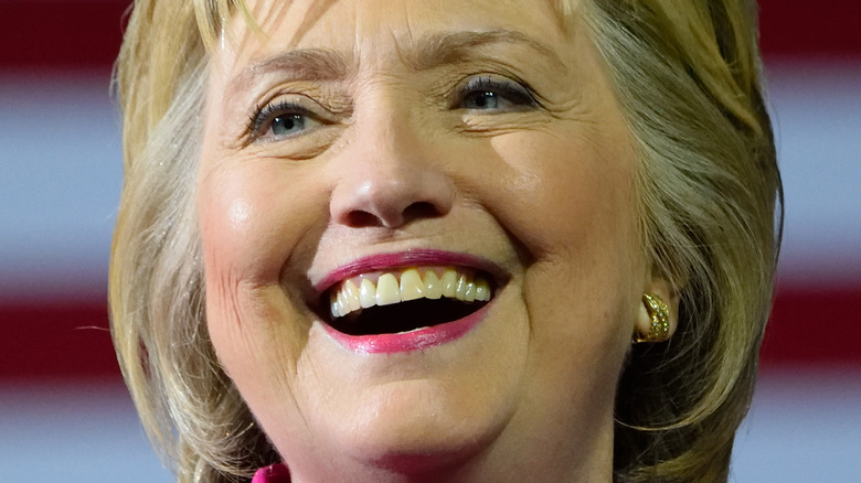 Hillary Clinton smiling 