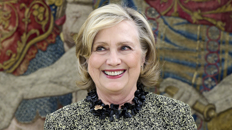 Hillary Clinton smiling