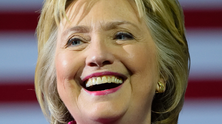 Hillary Clinton smiling