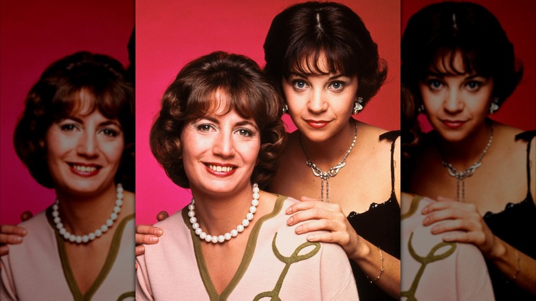 Penny Marshall and Cindy Williams as Laverne and Shirley in a promo shot
