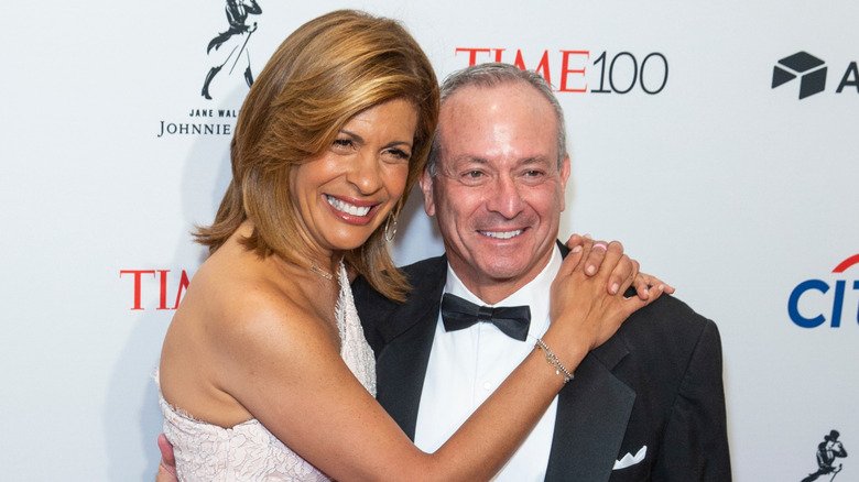 Hoda Kotb hugging Joel Schiffman