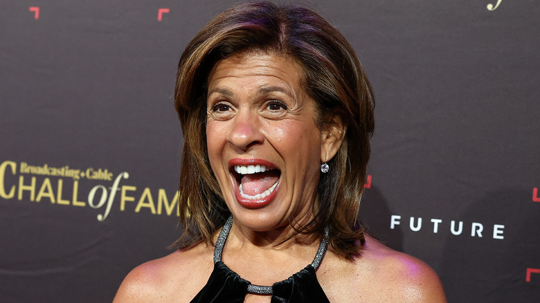 Hoda Kotb with an open smile 