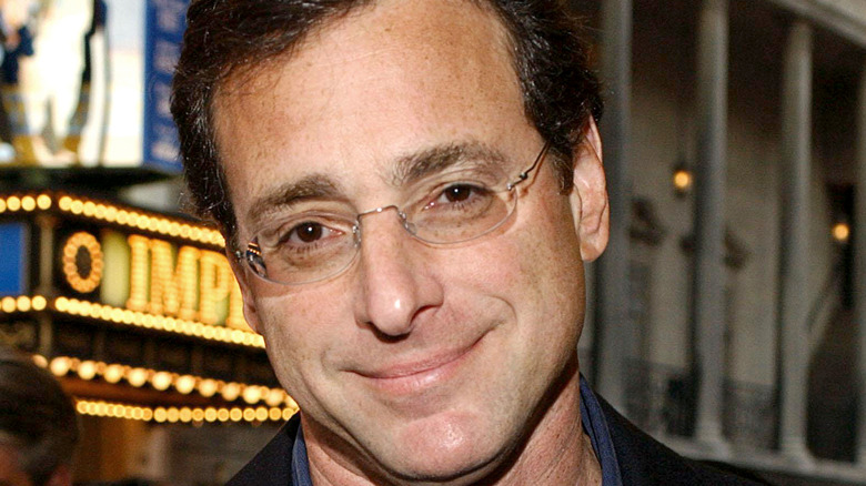 Bob Saget on the red carpet