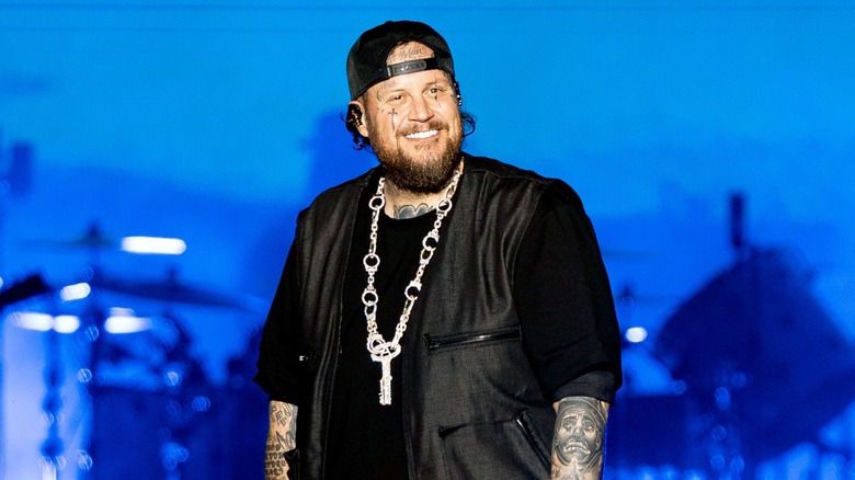 Jelly Roll performing onstage in July 2025