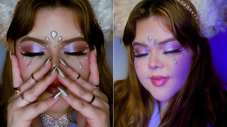 Holographic Makeup Trend