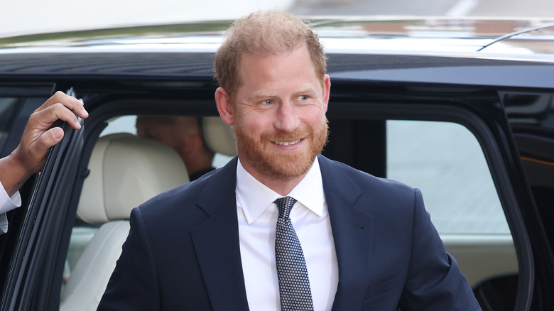 Prince Harry smiling