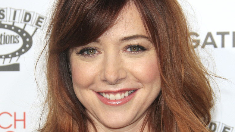 Alyson Hannigan smiling