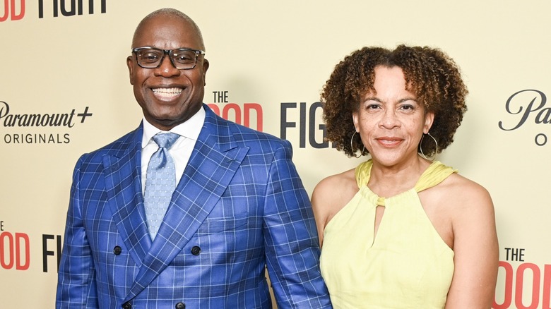 Andre Braugher and his wife Ami Brabson smiling