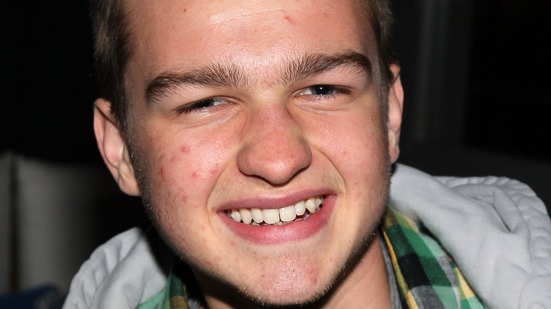 Angus T. Jones at signing event 