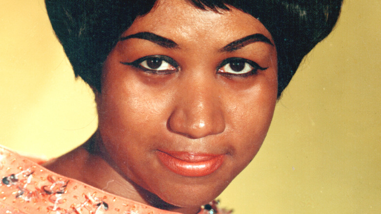 Promotional shot of Aretha Franklin