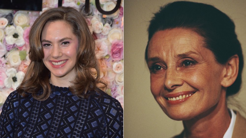 Emma Ferrer and Audrey Hepburn