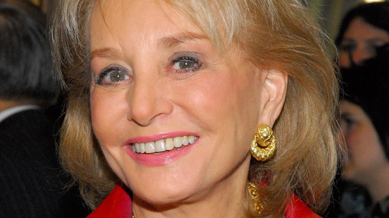 Barbara Walters smiles