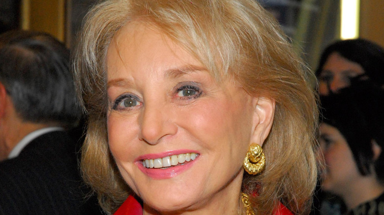 Barbara Walters smiles