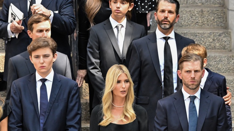 Barron, Ivanka, Eric and Donald Trump Jr.