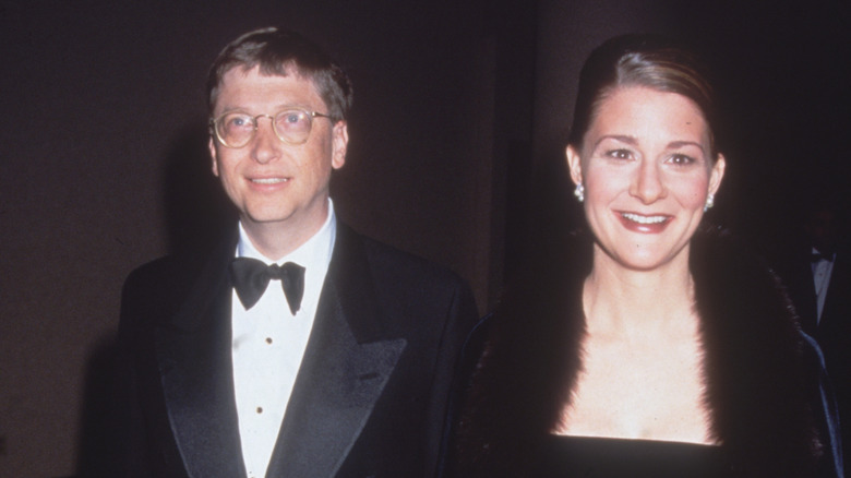 Bill and Melinda Gates at an event in the 1990s together