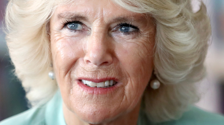 Camilla Parker Bowles smiling