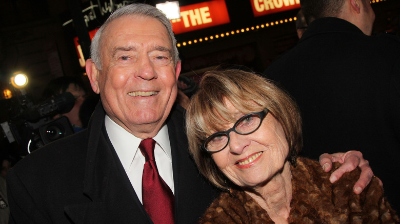 Dan Rather and Jean Rather smiling together