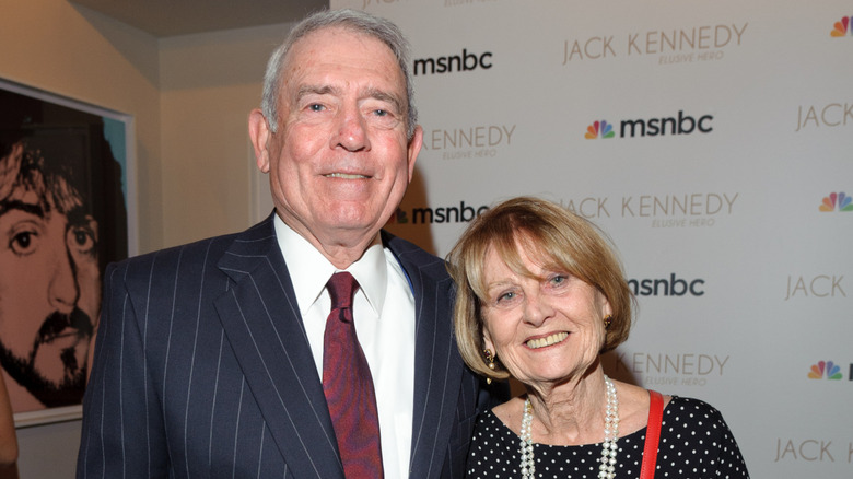Dan Rather and Jean Rather smiling together