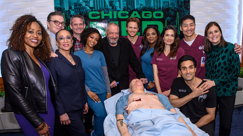 Chicago Med cast posing 