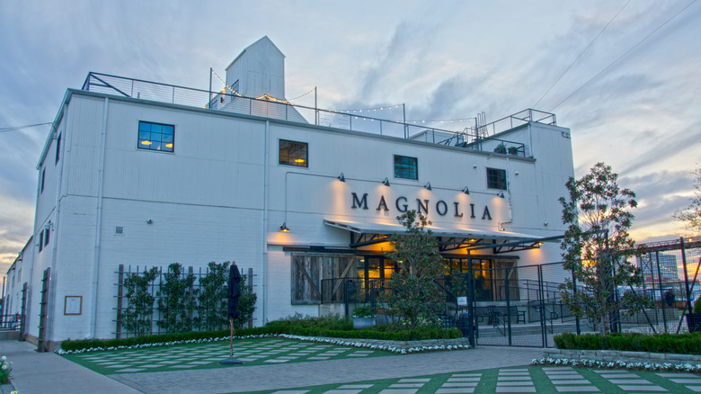Exterior view of Magnolia market in Waco, Texas