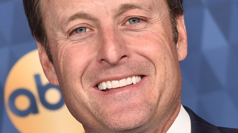 up close of Chris Harrison's face at ABC event