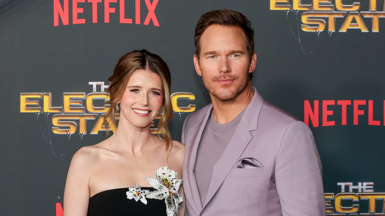 Chris Pratt and Katherine Schwarzenegger posing in 2025