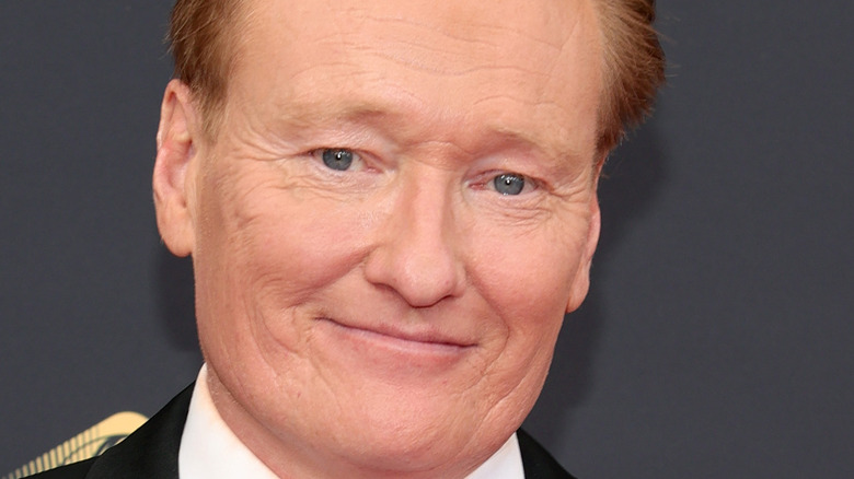 Conan O'Brien at the Emmys close up