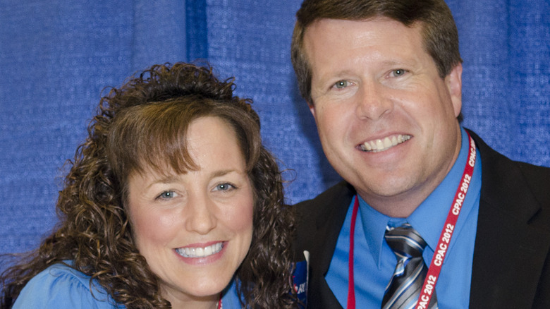 Michelle and Jim Bob Duggar smiling