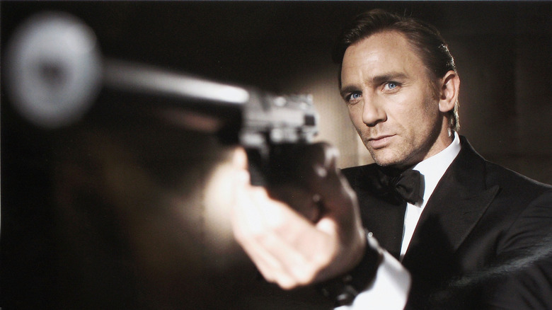 Daniel Craig poses in a promo image for James Bond