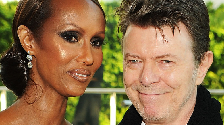Iman and David Bowie in 2010
