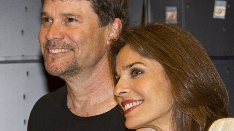 Peter Reckell and Kristian Alfonso at an event. 
