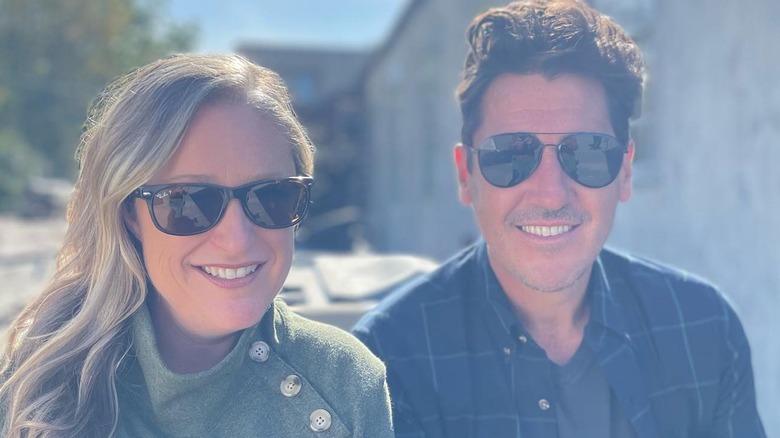 Kristina Crestin and Jonathan Knight smiling