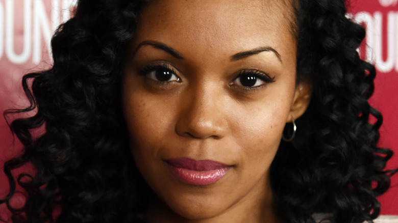 Mishael Morgan looking at camera