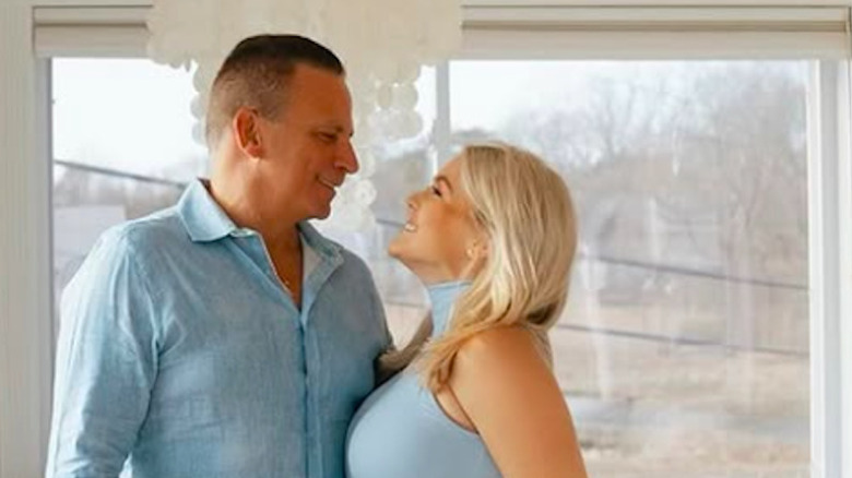 Karoline Leavitt with her husband Nicholas Riccio